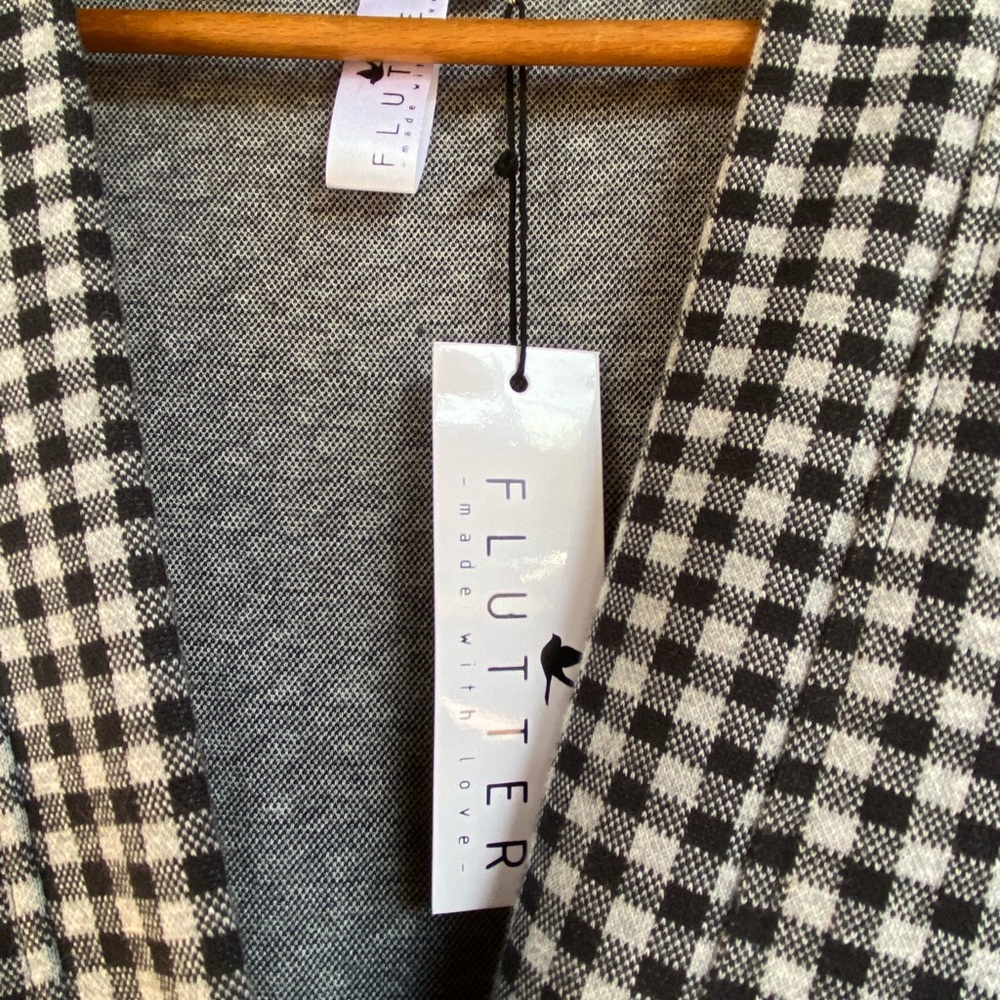 ❤️Flutter Check Vest. Size M. - Picture 4 of 14